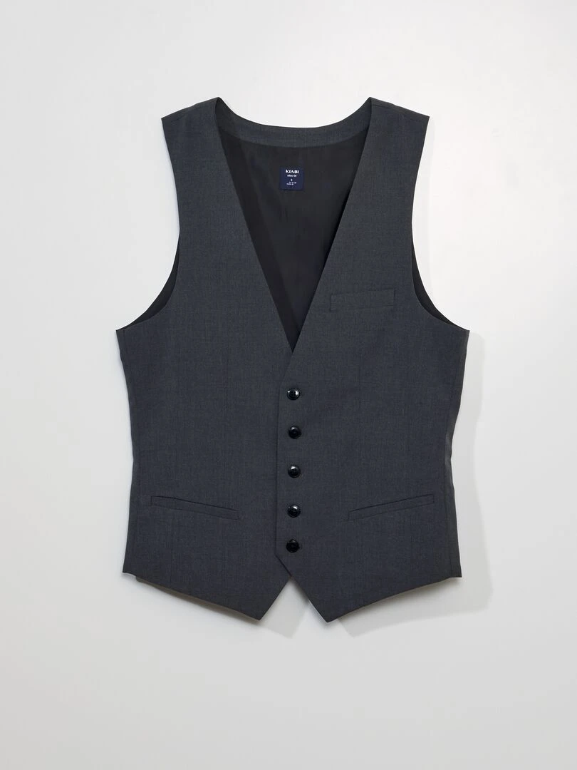 Gilet 'garçon de café' Gris