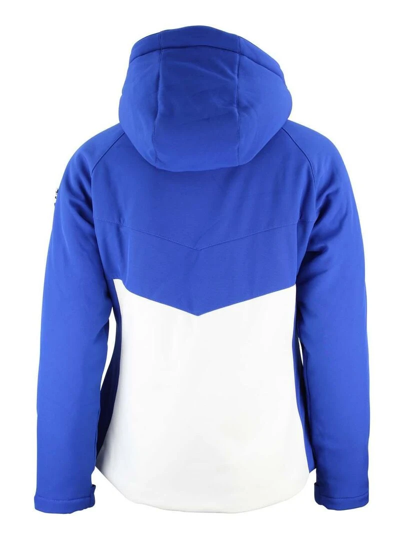 Blouson de ski femme AFOLIR Blanc Bleu