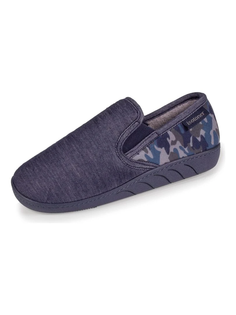 Chaussons Sans gênes Junior Camouflage Bleu