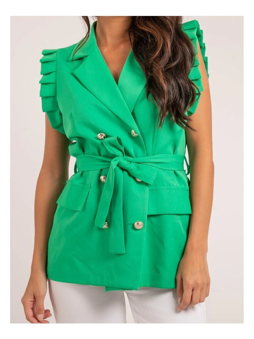 Blazer sans manches UCHENA   Vert