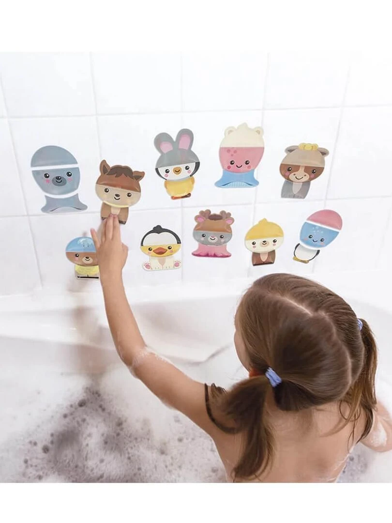 Jeu De Bain Mix & Match Animaux Du Bain Multicolore
