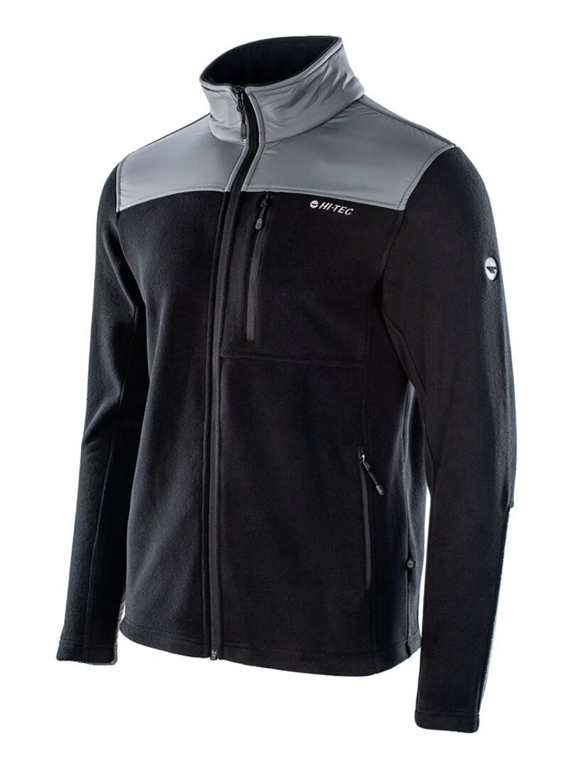 Hi Tec   Veste polaire HANIS   Noir Gris Noir