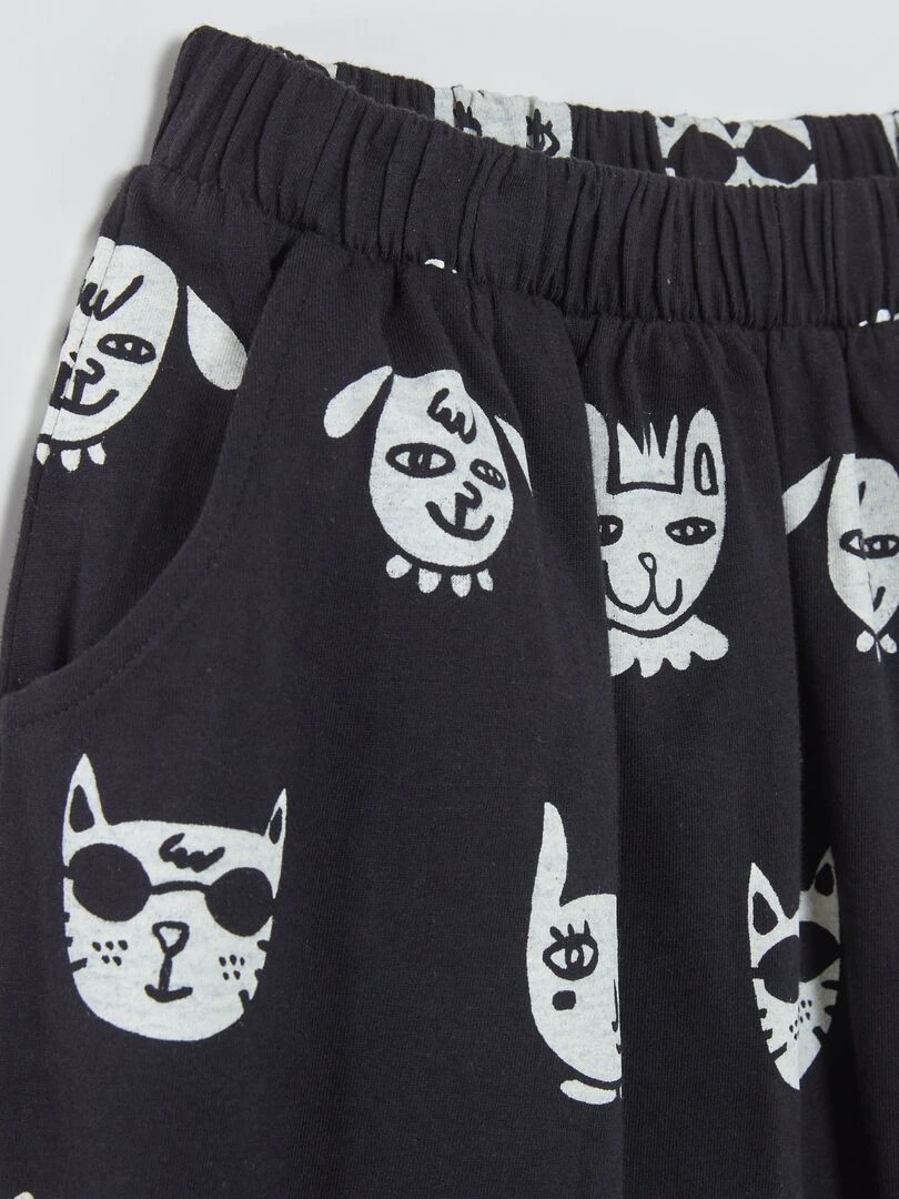 Jupe patineuse X Little Bad Wolf   Noir