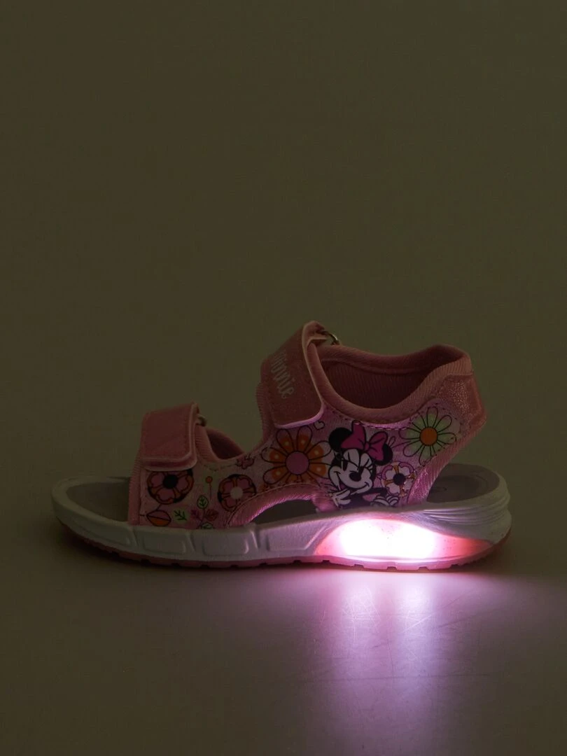 Sandales lumineuses 'Minnie'   Rose