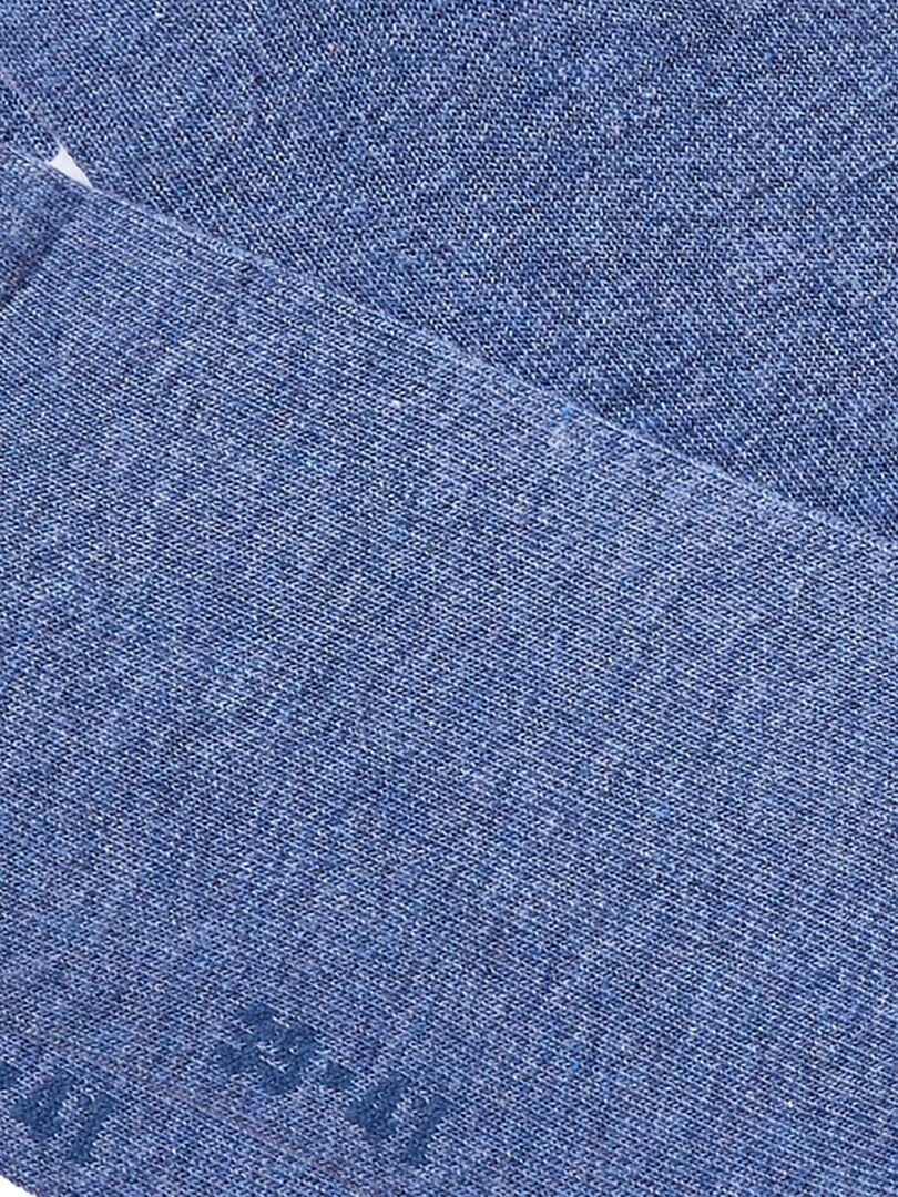 Lot de 2 paires de socquettes invisibles   Damart   Bleu foncé