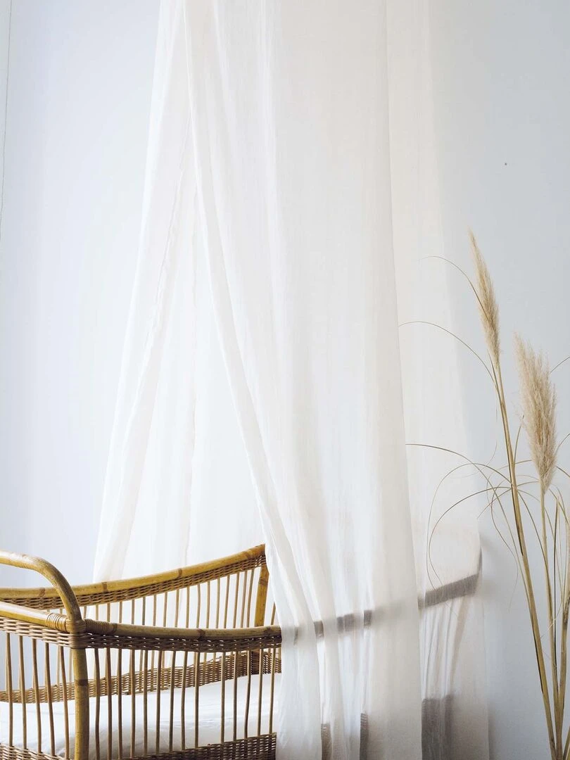 Ciel de lit bébé Kinousses Beige
