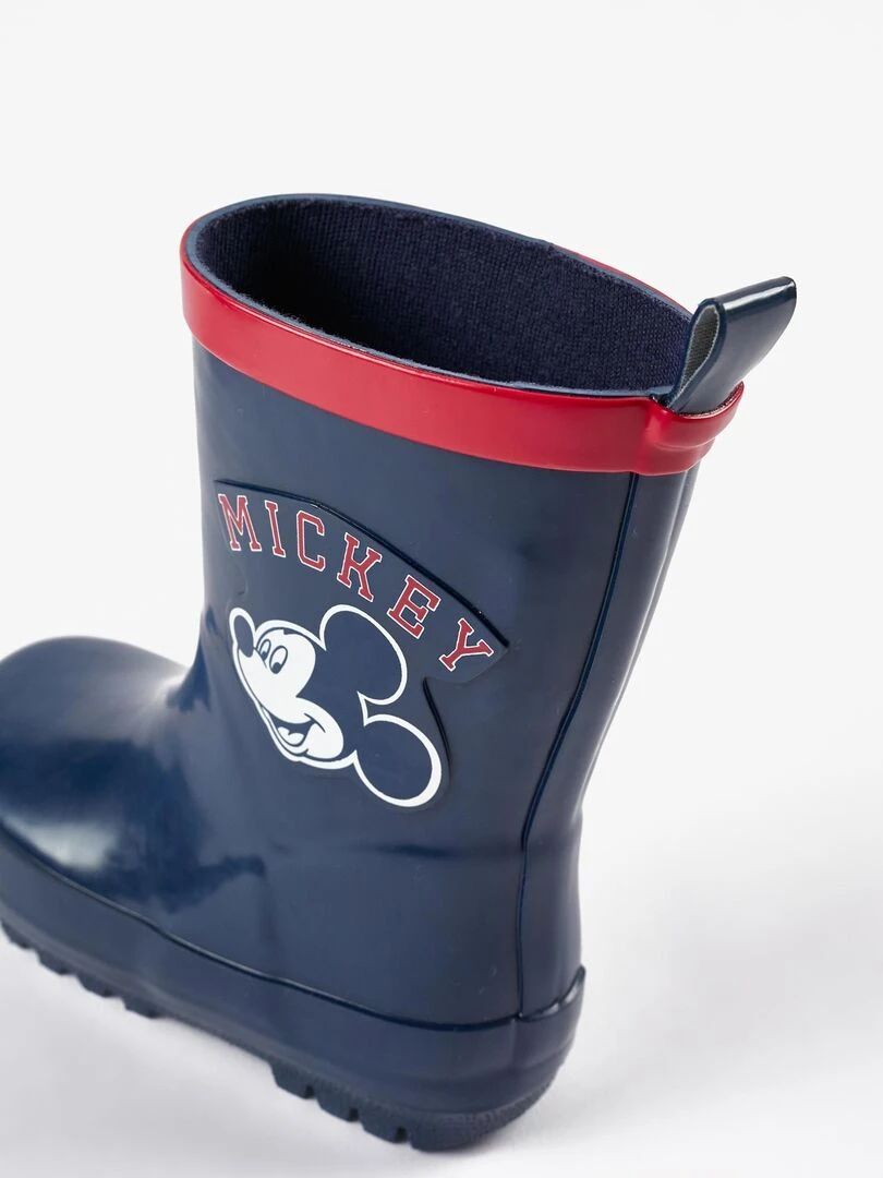 Bottes en Caoutchouc pour Bébé Garçon 'Mickey'   MICKEY   Bleu foncé