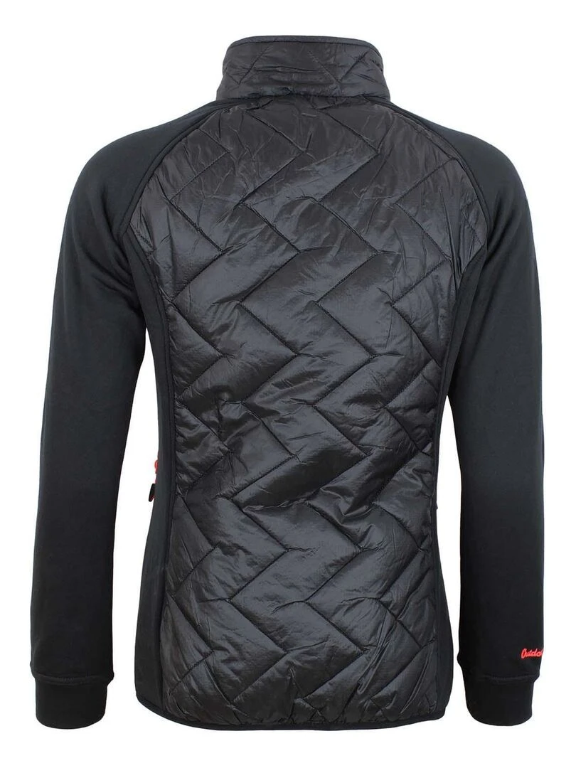 Blouson polarshell bimatière femme ACER Noir Noir