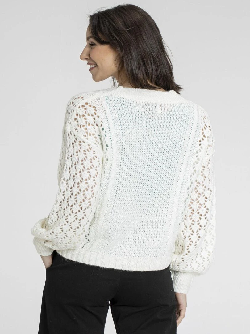 Gilets  ROMANT   Gérard Pasquier   Ecru