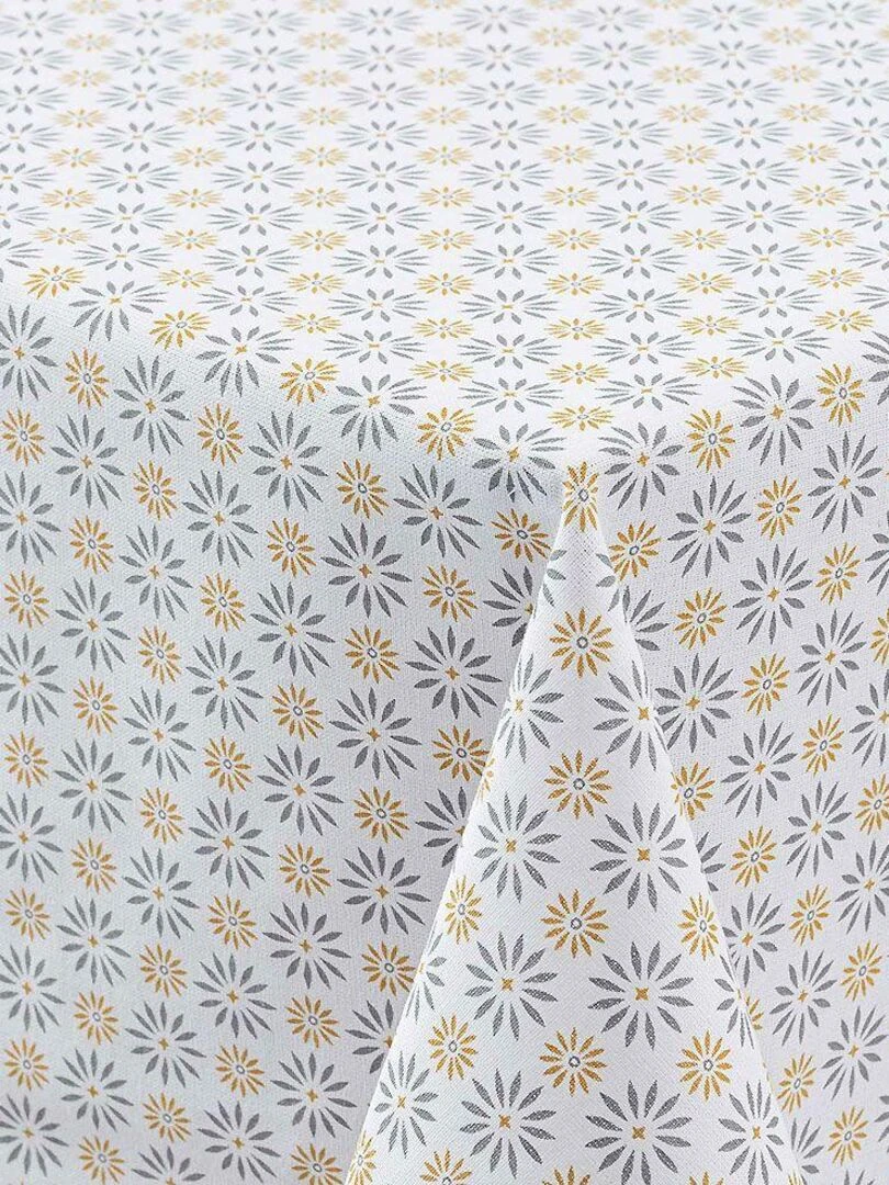 Nappe rectangulaire Floreor   Jaune