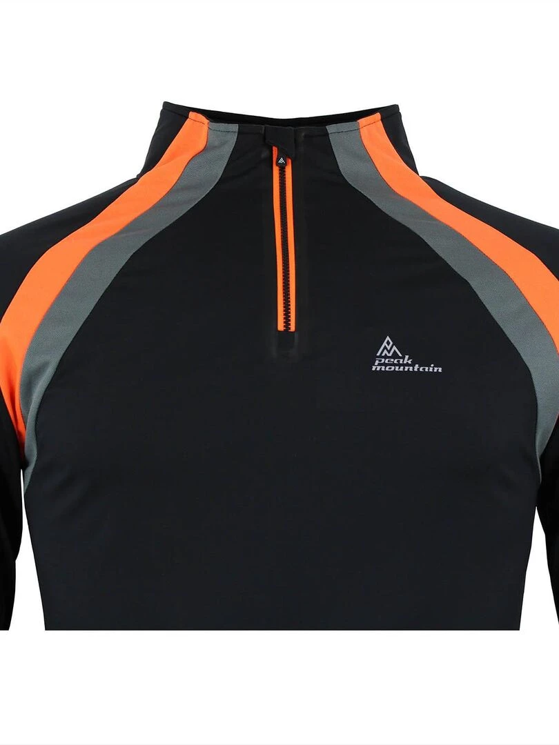 Top technique homme CRANIUM   PEAK MOUNTAIN   Noir Noir