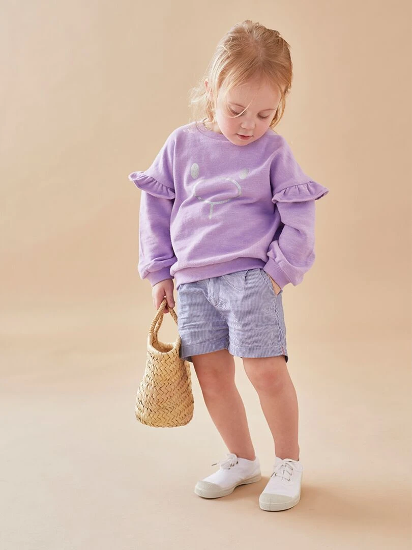 Short rayé  marine/écru   Noukie's   Gris