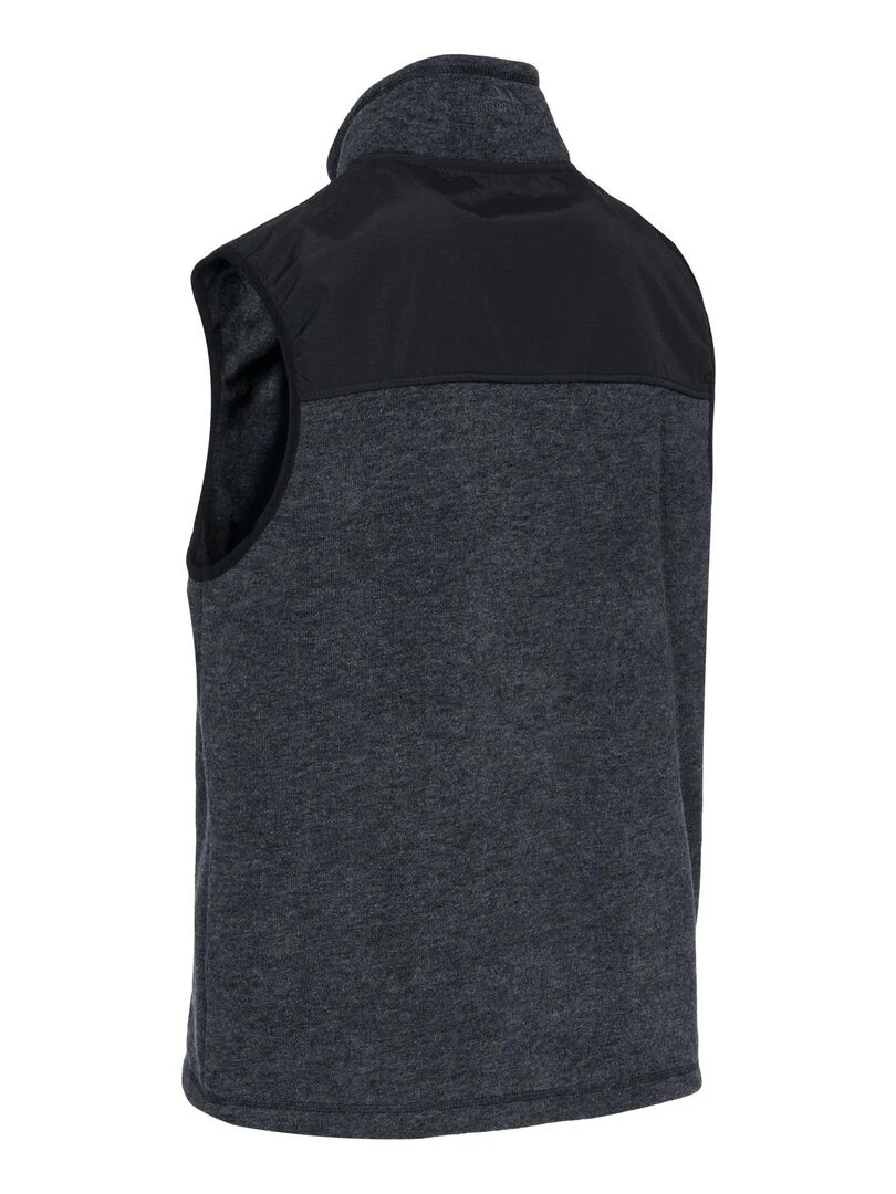 Trespass Veste polaire sans manches LEAFMINER Noir ébène