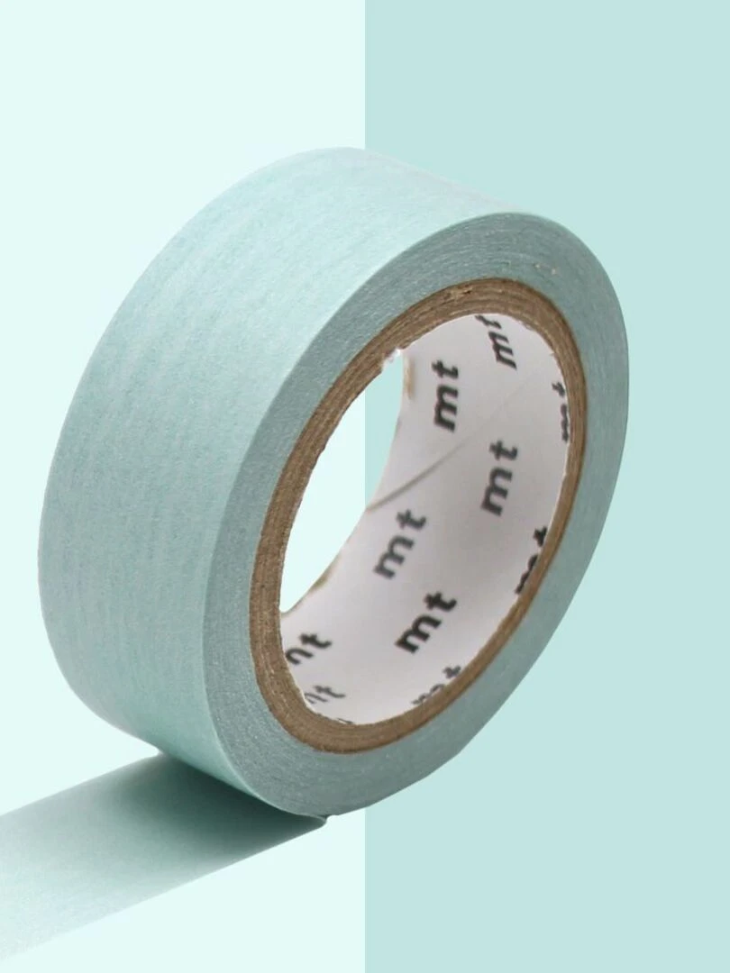 Masking tape unicolore pastel   Emeraude   1 5 cm x 7 m   N/A