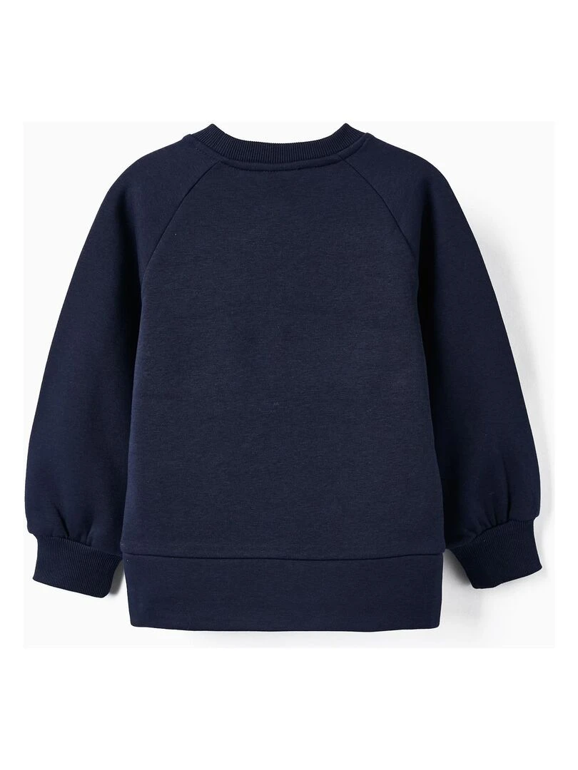 Sweat pour Fille 'Meeeow' GREAT GOALS GREAT WORLD Bleu foncé