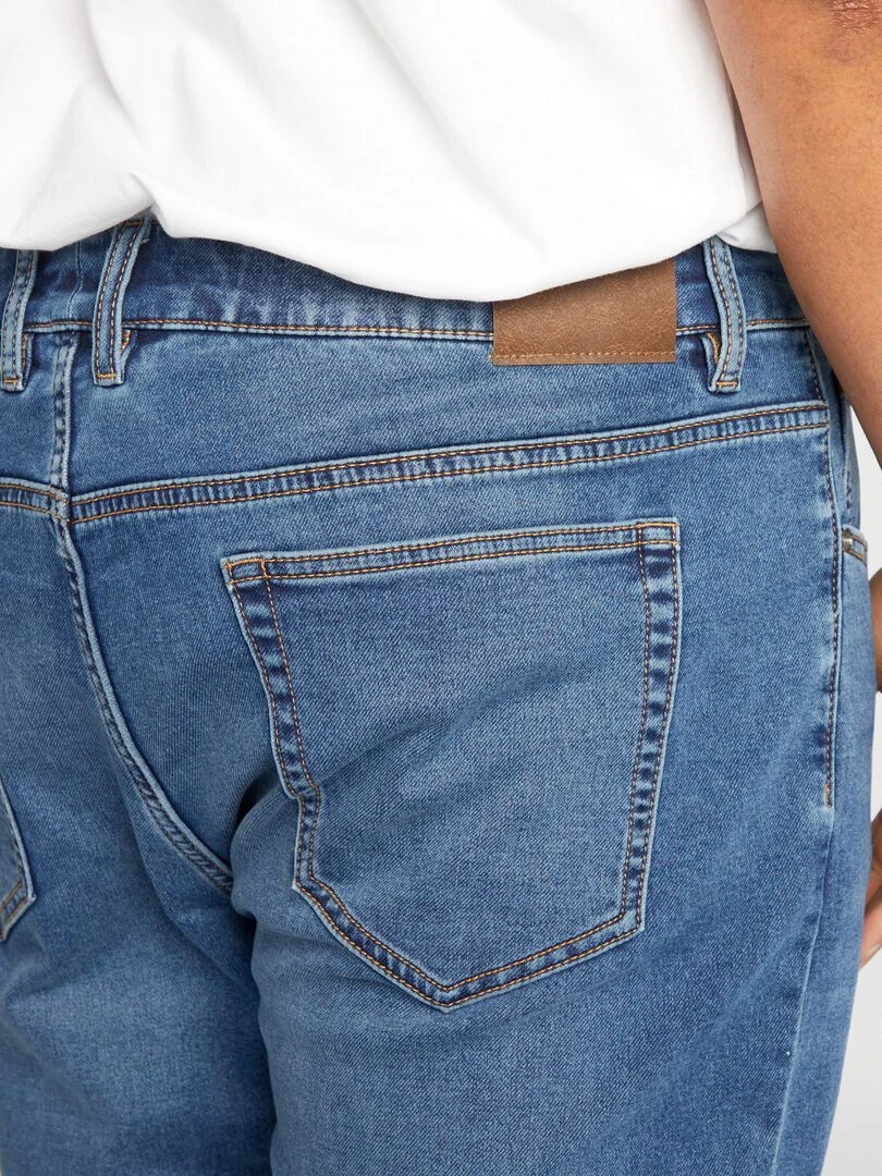 Jean slim à 5 poches   L30   Stone