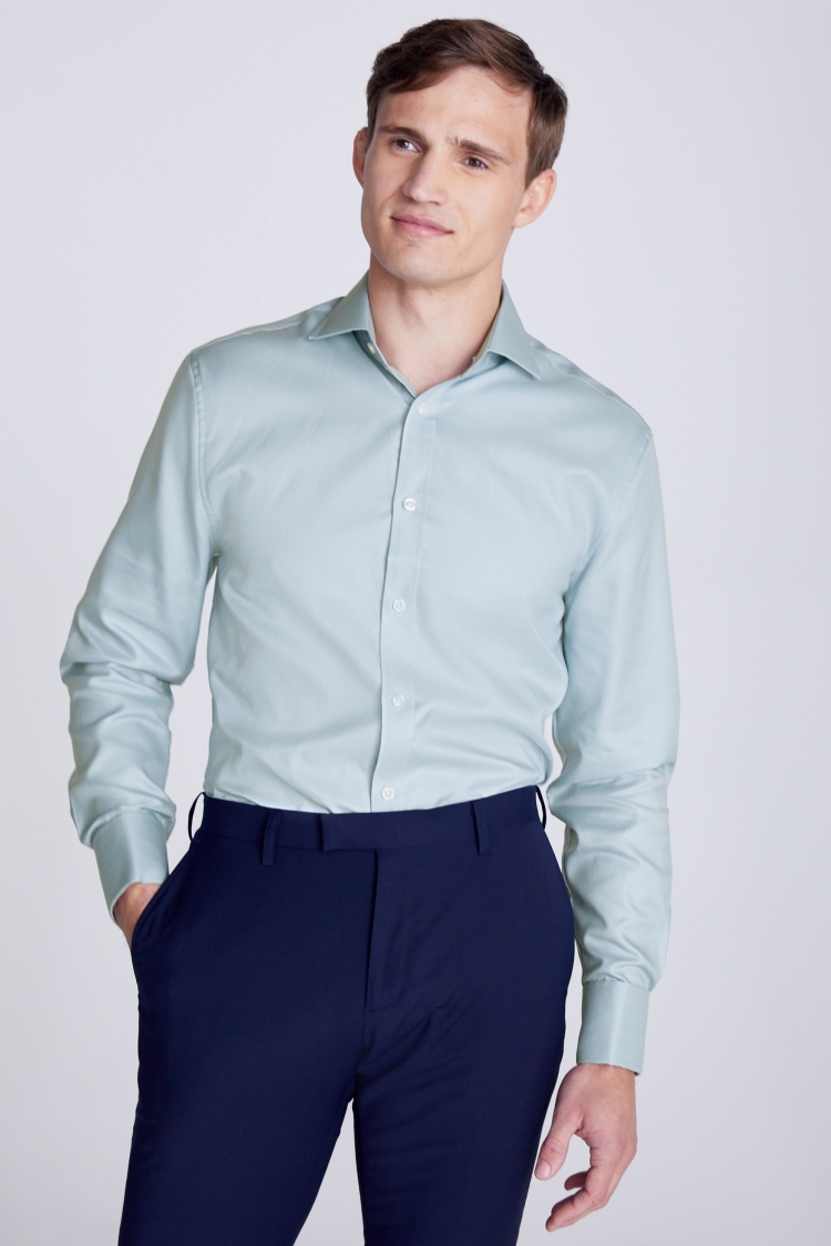 Slim Fit Pink Pinpoint Oxford Non-Iron Shirt   Buy Online at Moss
