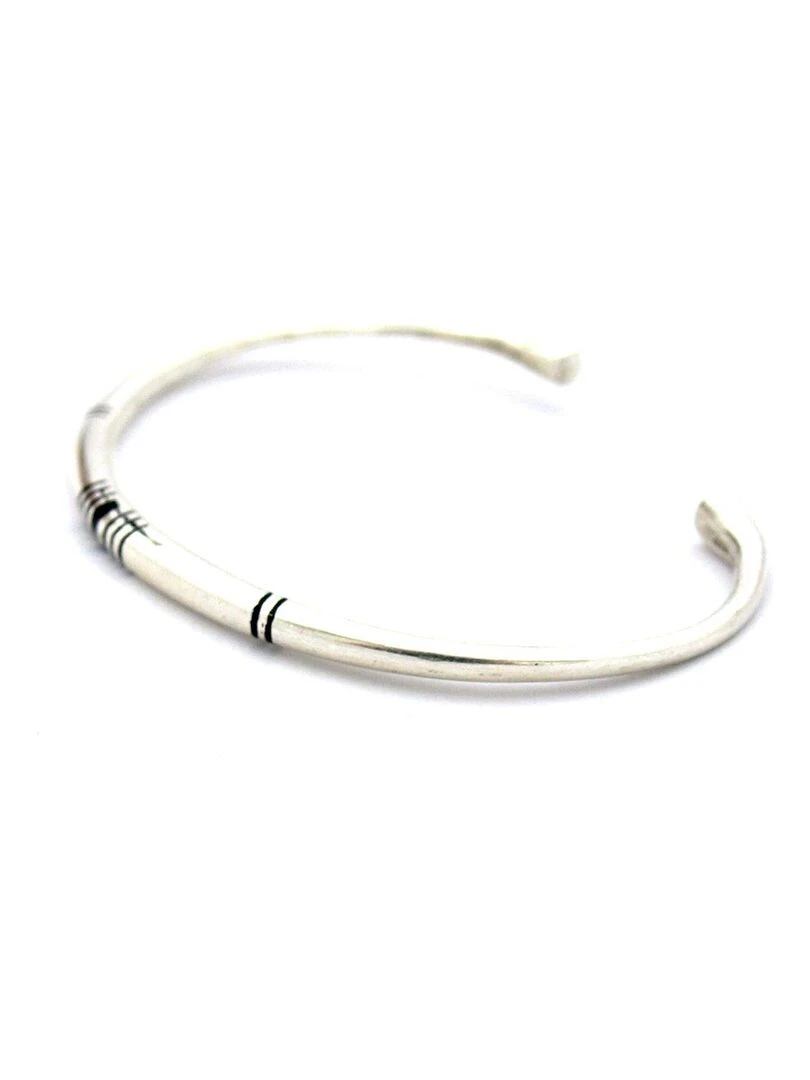 Bracelet arrondi rigide touareg  Bijoucolor   Argent