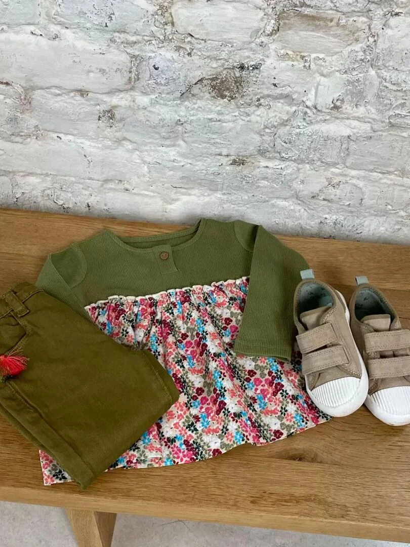 Pantalon fille Crocus   Vert