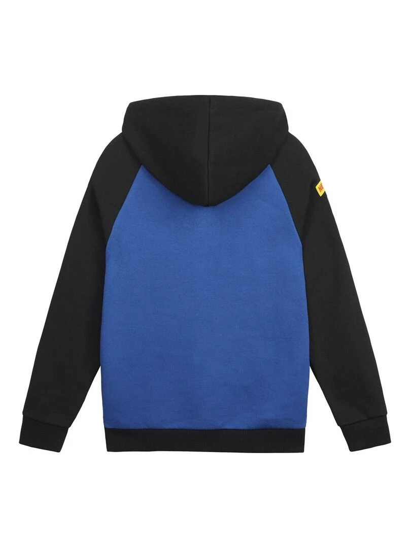 Sweat garçon à capuche Collection Racing Freegun Bleu