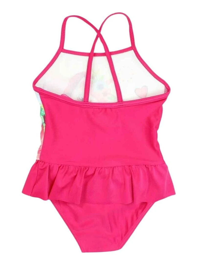 Disney Maillot De Bain fille imprimé Unicorn Valley Rose fushia