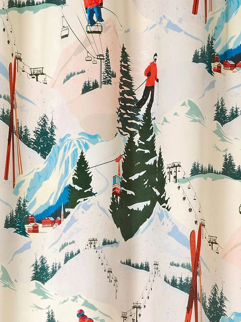 Rideau d'ameublement Solaise   Beige