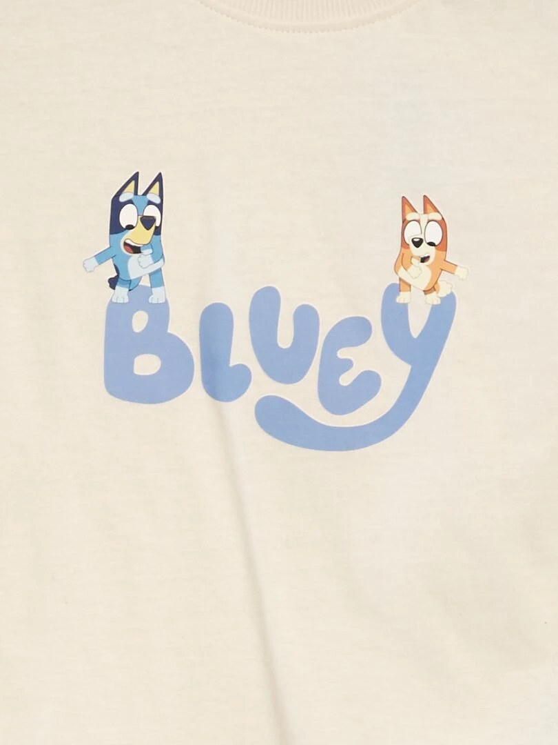 Ensemble t shirt + short 'Bluey' 2 pièces Bleu