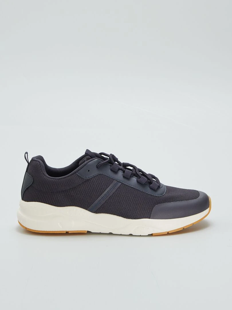 Baskets running avec semelle épaisse Bleu marine