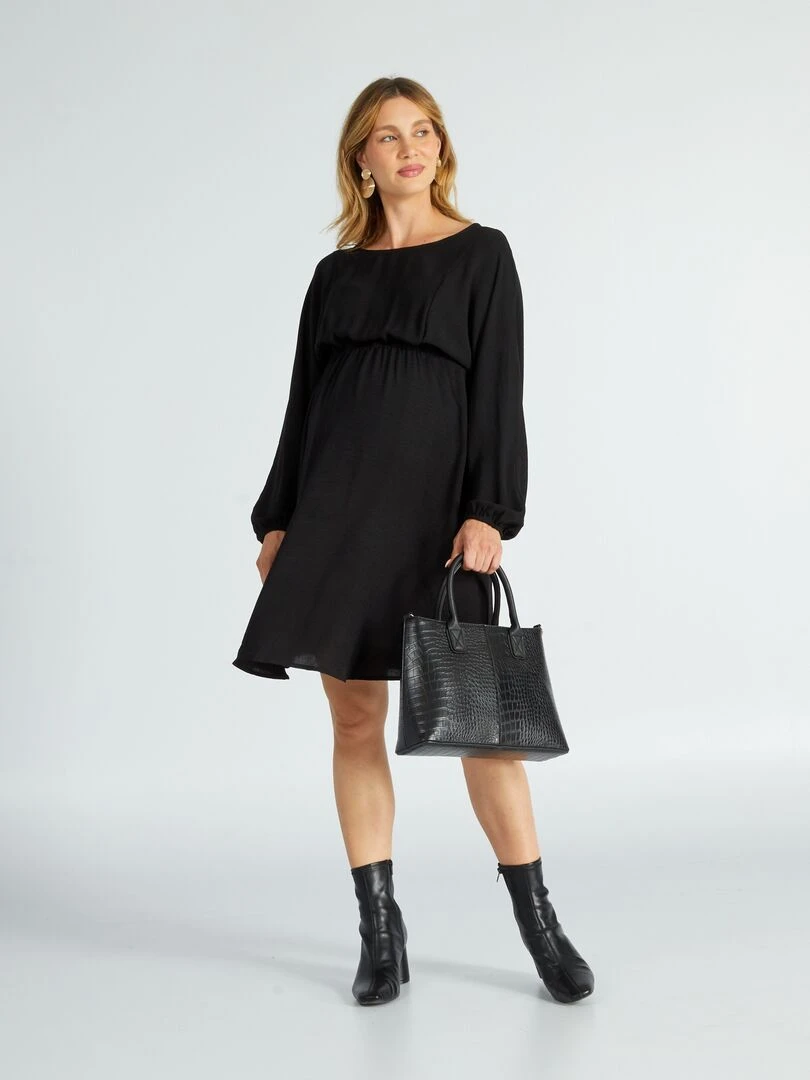 Robe grossesse noir
