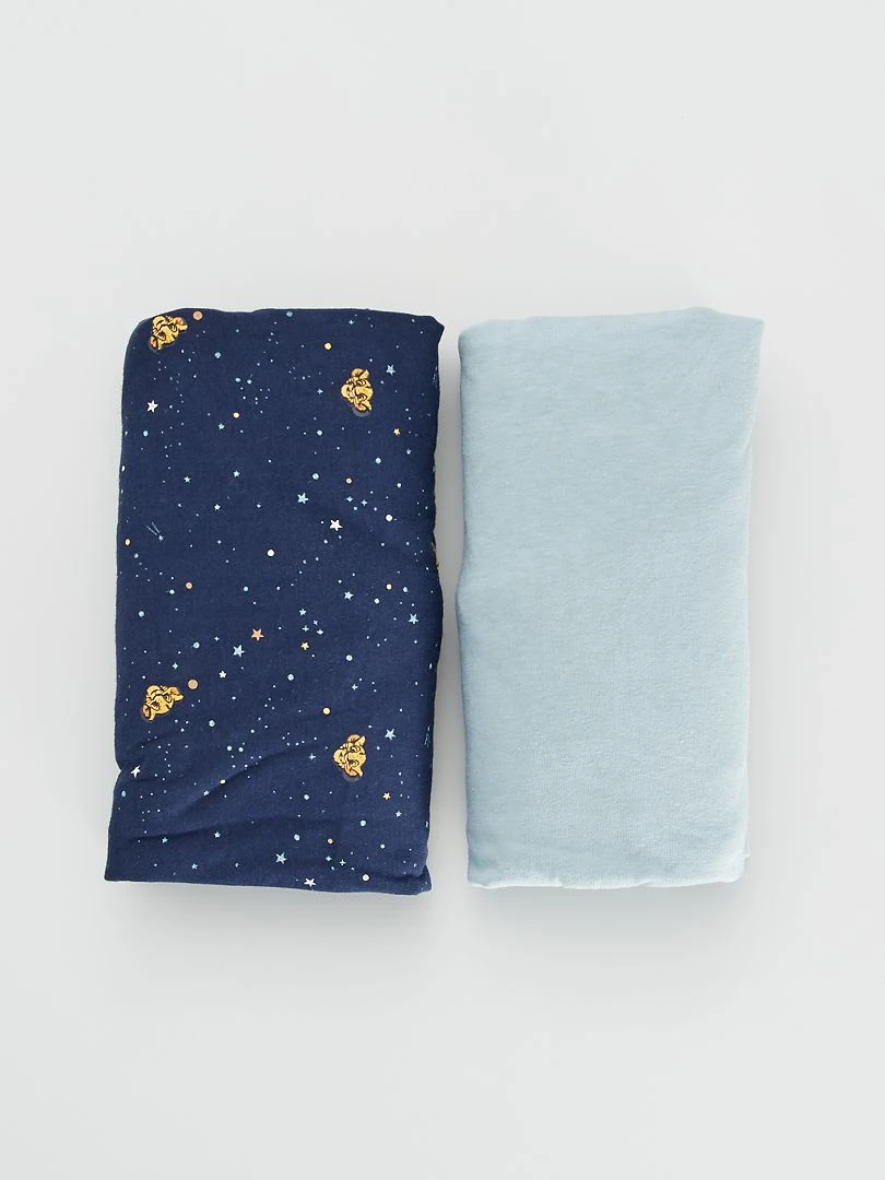 Lot de 2 draps housse 'Disney' simba