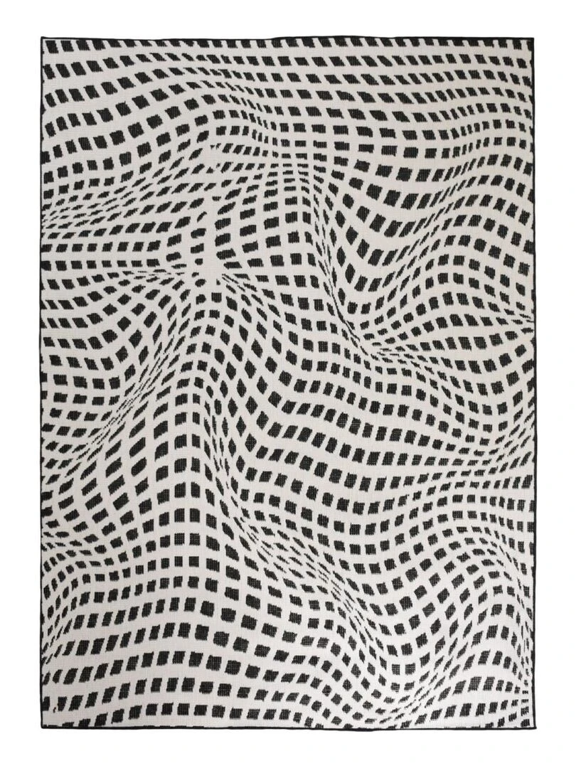 Tapis exterieur TRIDIM REVERSIBLE en polypropylène OEKO TEX® Noir
