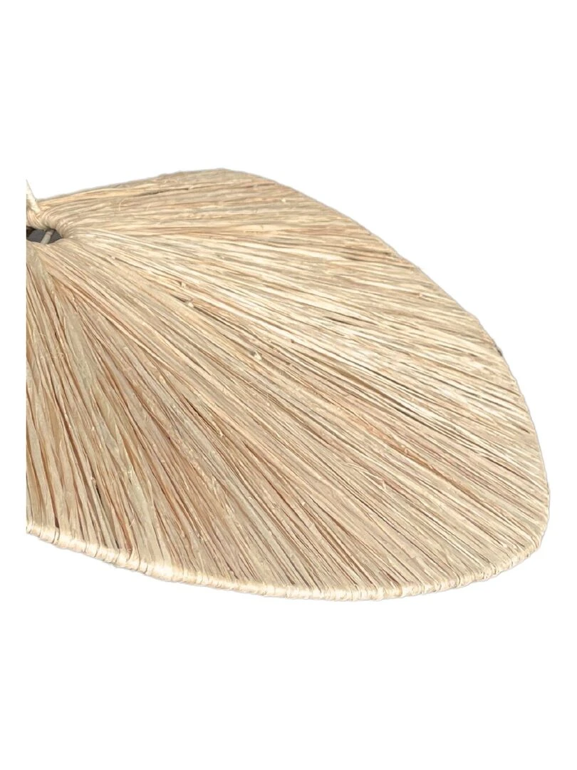 Abat jour parasol raphia volanté Beige