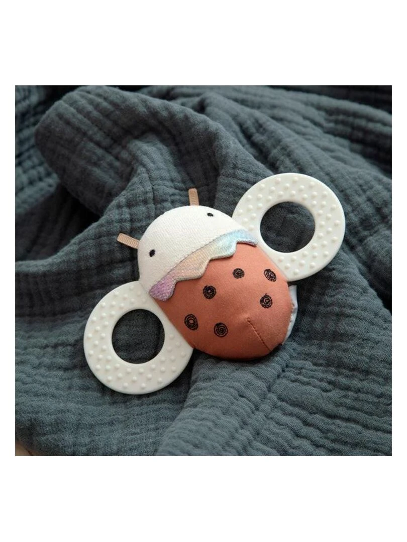 Hochet d'activité avec miroir Luca la coccinelle   Sebra   Orange
