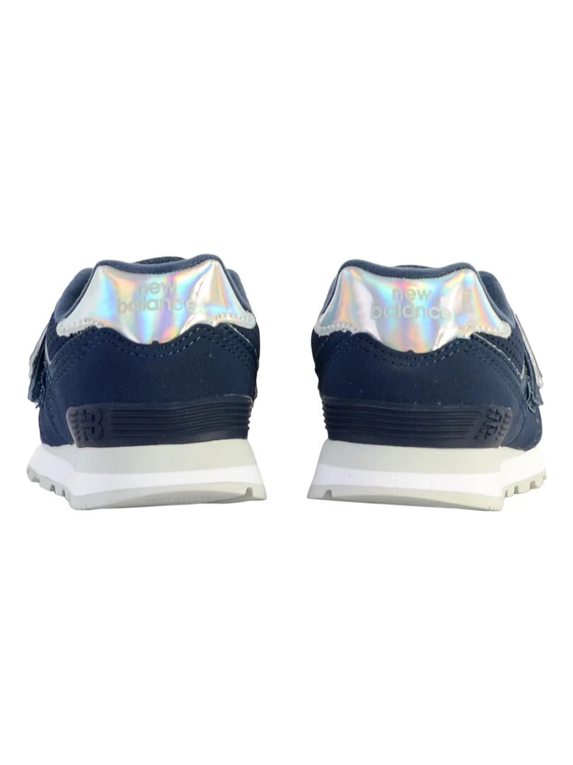 Basket Cuir Enfant New Balance 574   Bleu
