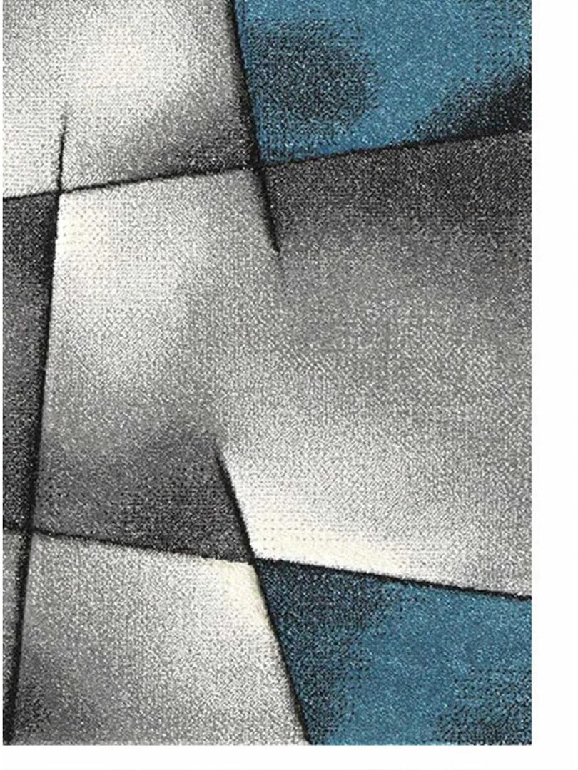Tapis salon 120x170 BRILLANCE ULTIMATE Bleu OEKO TEX idéal pour le salon   Bleu