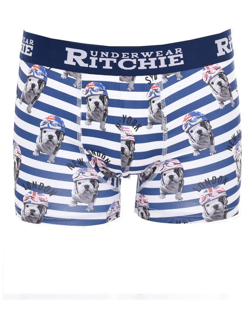 Boxer motifs ROUMATOL J Bleu marine