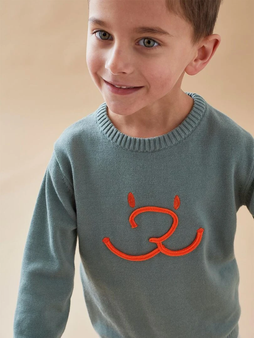 Pull Nouky en coton Noukie's Vert