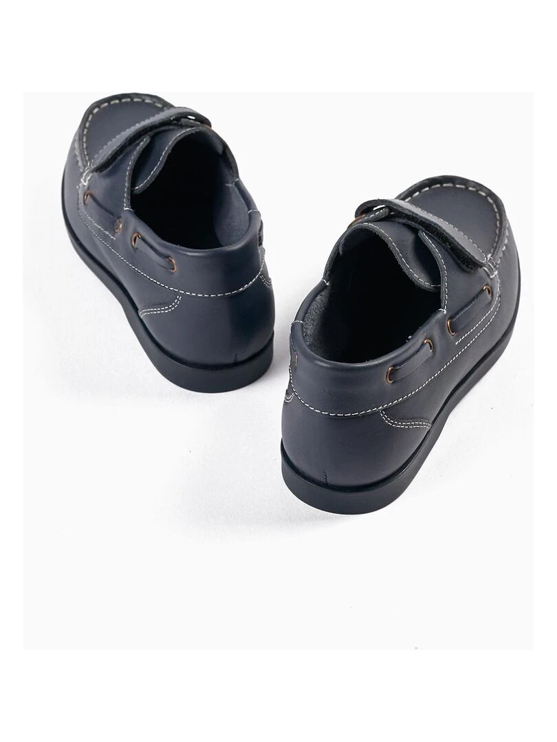 Mocassins en Cuir pour Garçon  ROYALS OFF DUTY   Bleu foncé