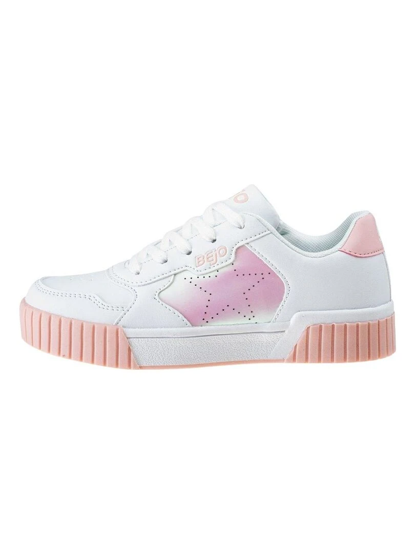 Bejo Baskets BATES Blanc Rose