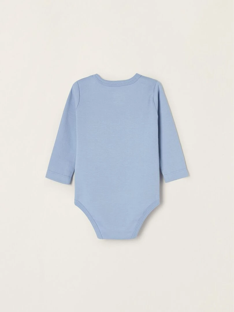 Pack 5 Bodies en coton pour nouveau né et bébé 'Móbile' manches longues ESSENTIALS LINE Multicolore