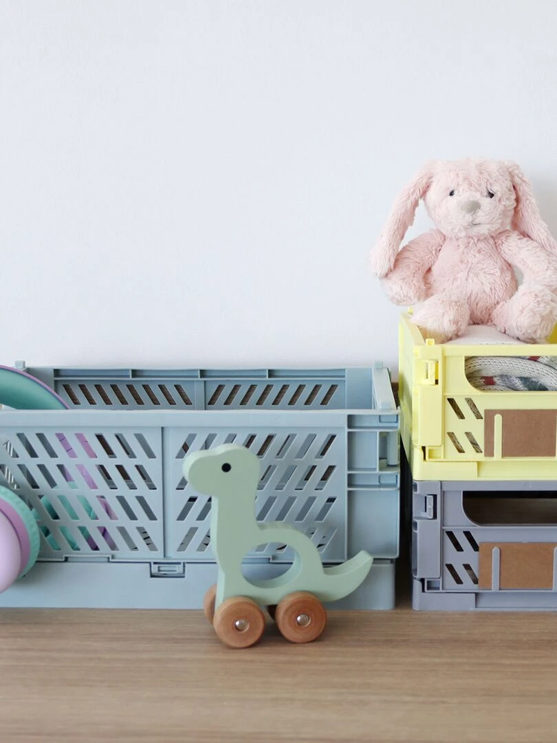 Caisses de rangement Ella  set de 3   Jaune
