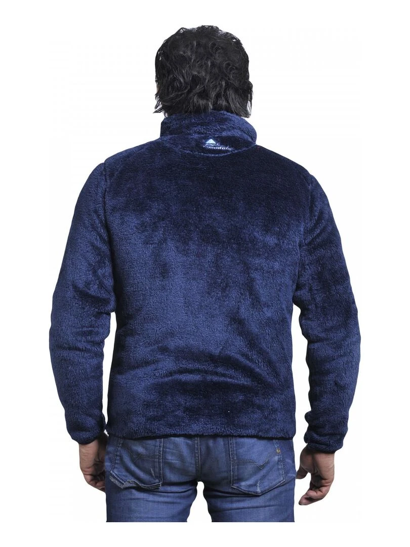 Blouson polaire homme CARIAN PEAK MOUNTAIN Bleu marine