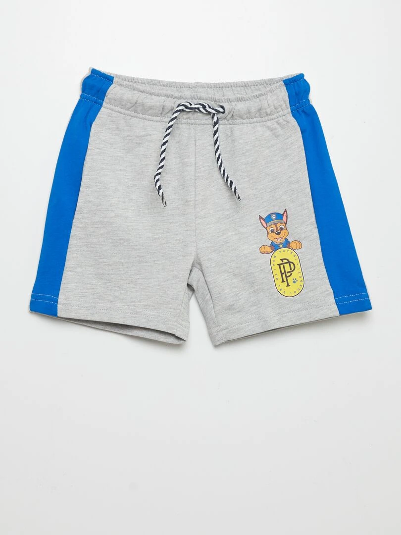 Short en molleton léger 'Pat' patrouille' Gris