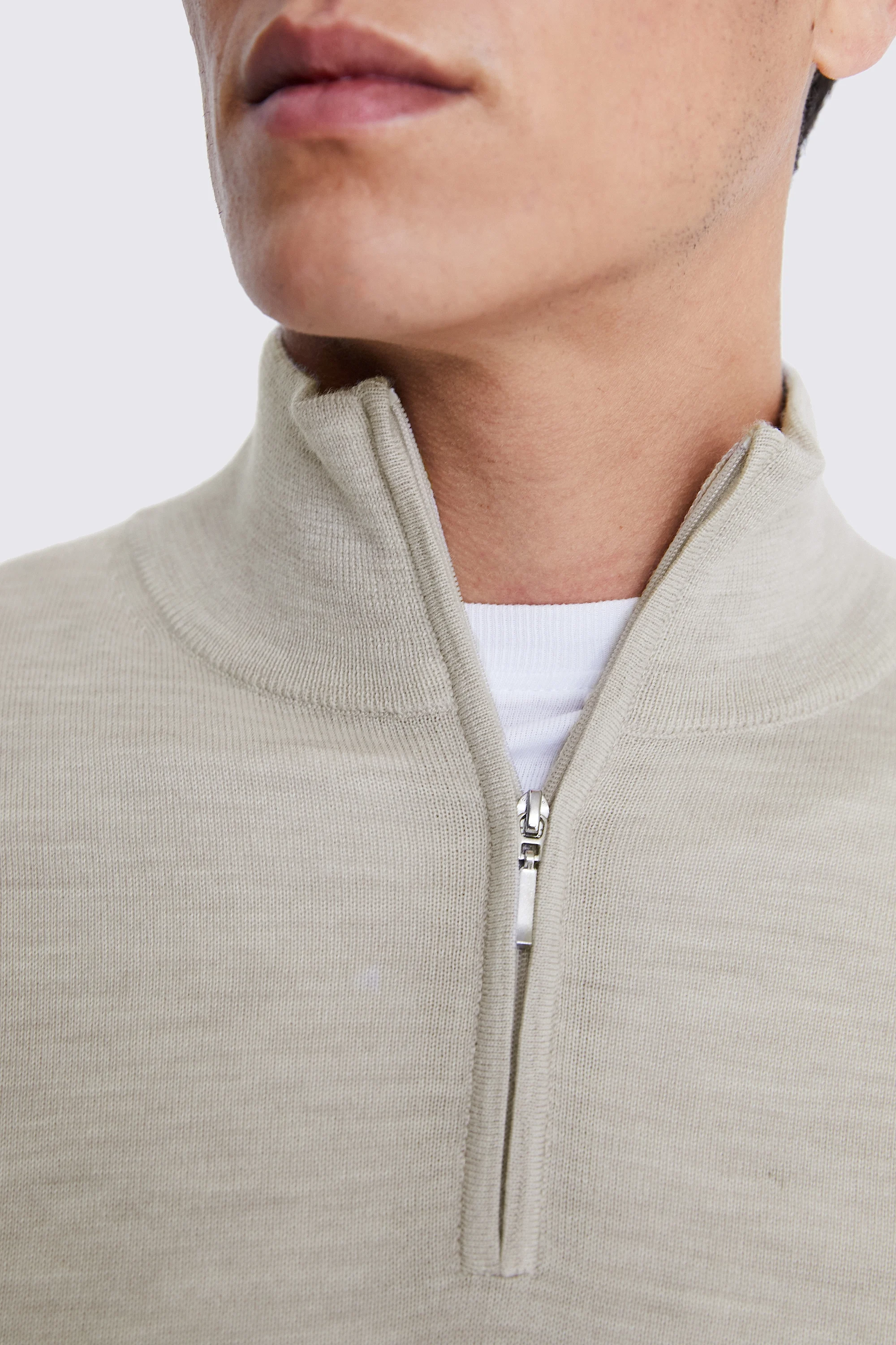 Light Grey Cashmere Crew Neck Jumper   Buy Online at Moss