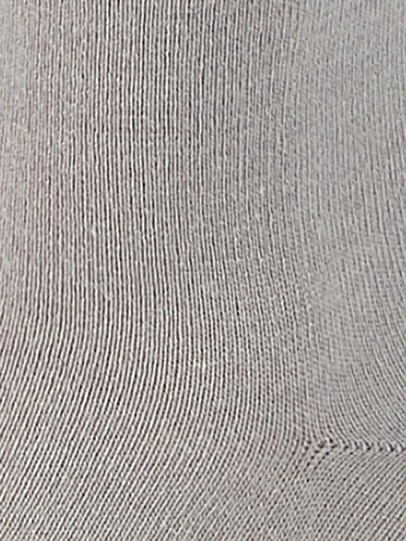 Lot de 2 paires de chaussettes soie et Thermolactyl   Damart   Gris chiné