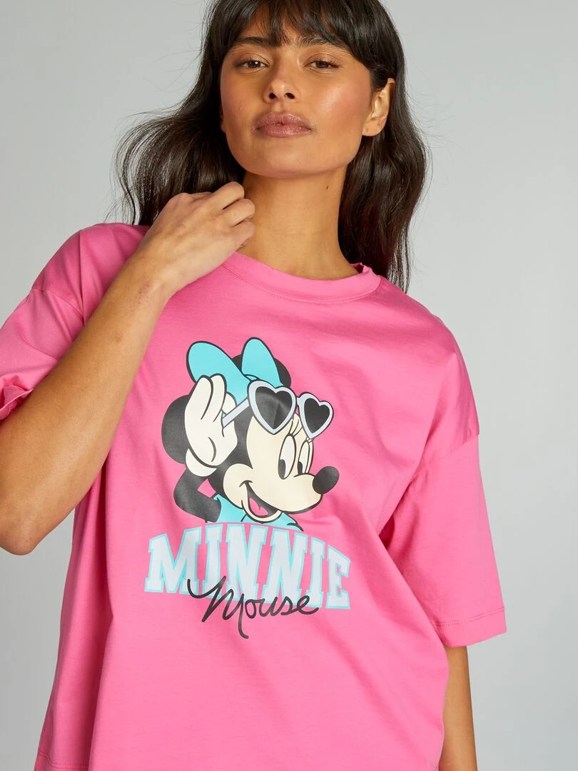 Ensemble pyjama court 'Disney'   2 pièces   Rose