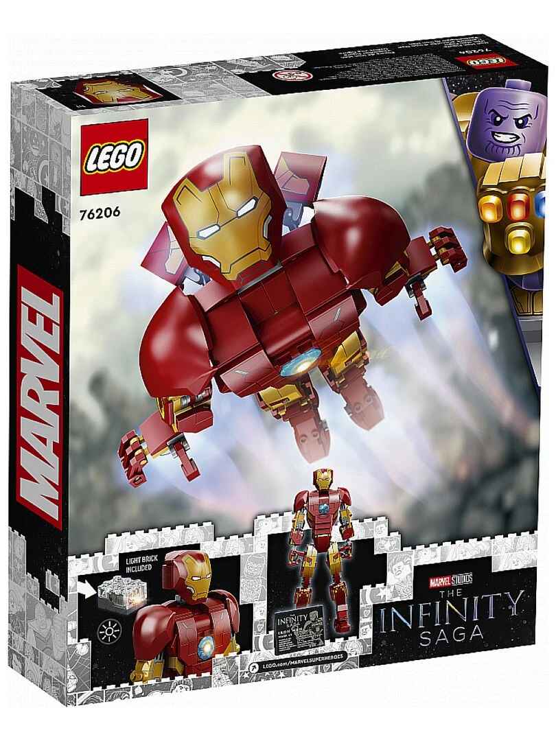 76206 L'armure Articulée D'iron Man 'lego®' Marvel Super Heroes   N/A