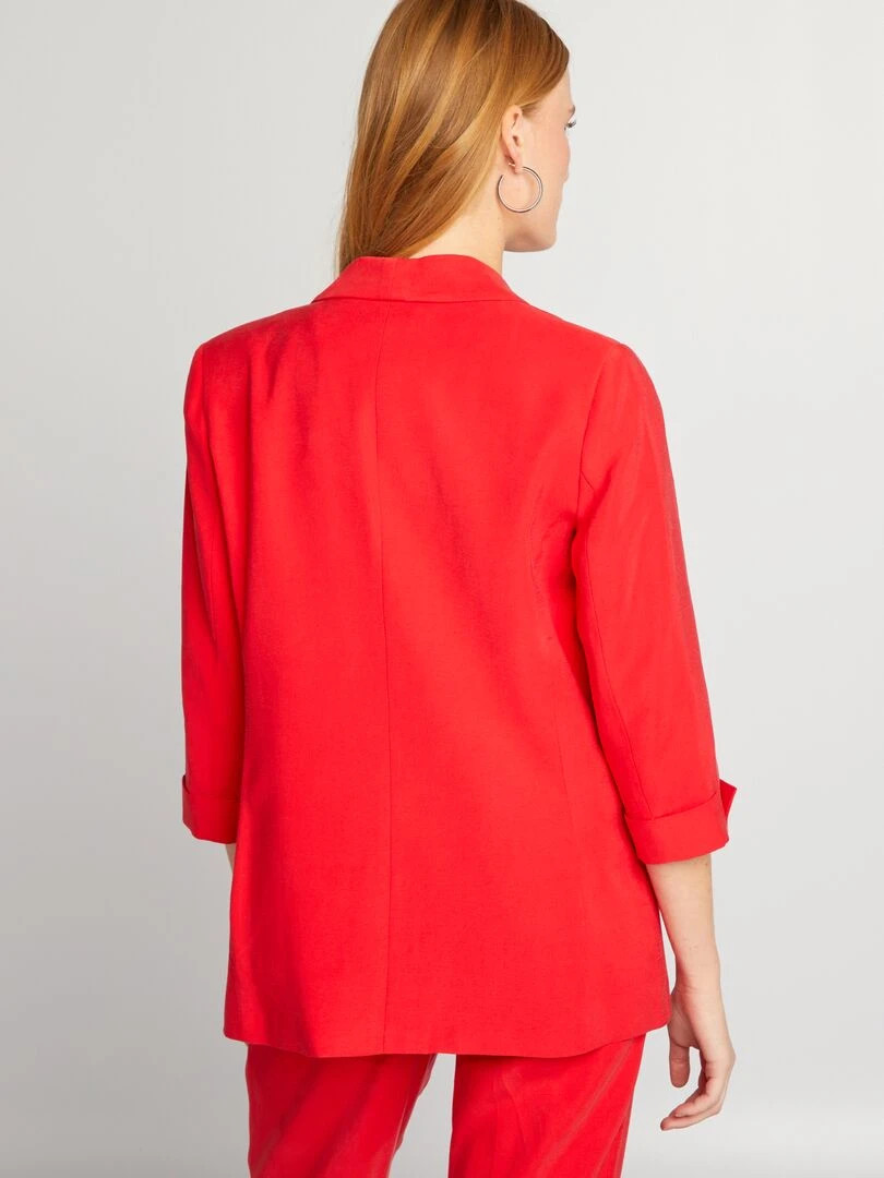 Veste structurée   Rouge
