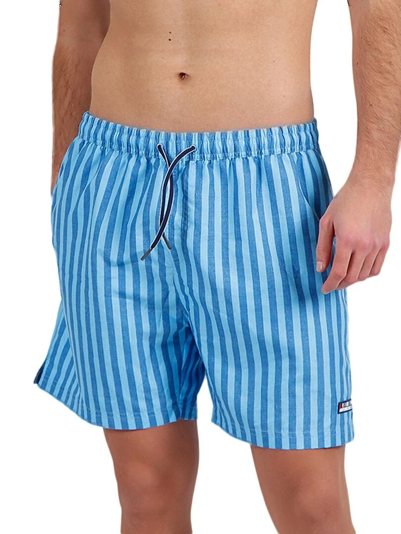 Short de bain Stripes Antonio Miro bleu Bleu