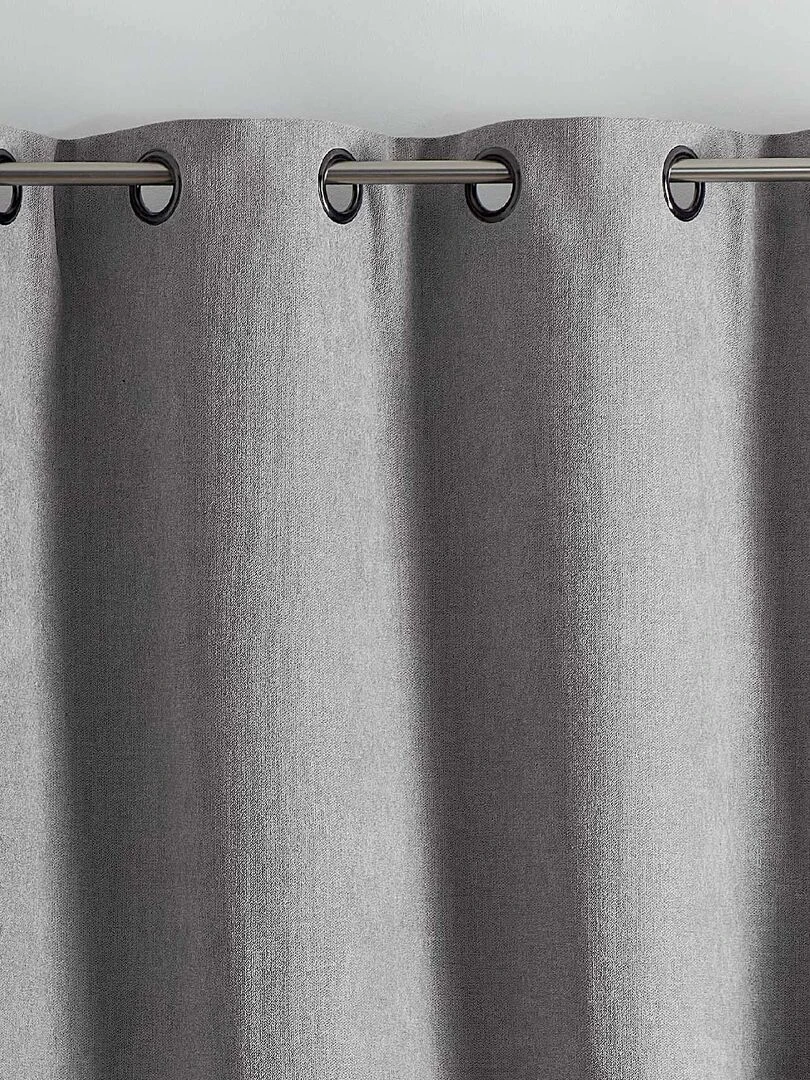 Rideau semi occultant phonique thermique KONFOR   Gris perle